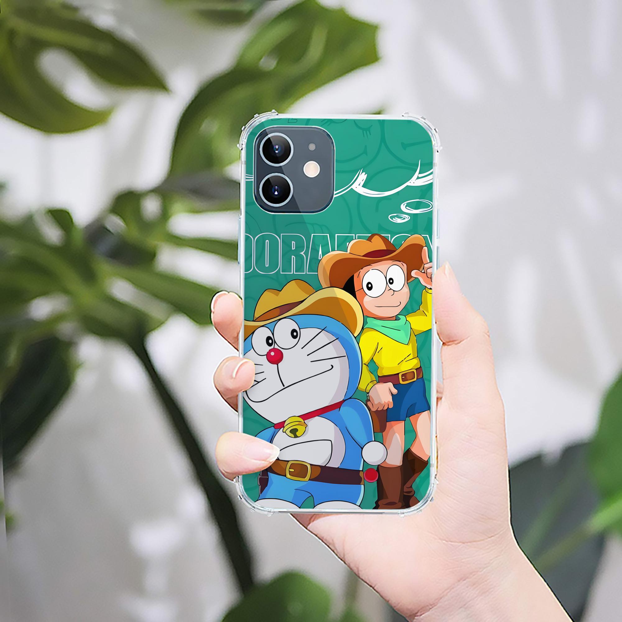 （画像用） ドラえもん Doraemon 【iPhone 12シリーズ対応】透明スマホケース（クリアソフトケース）